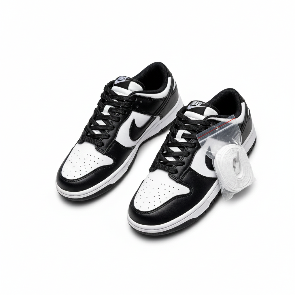 Nike Dunk Low Panda: Classic Black and White Sneakers for Street Style