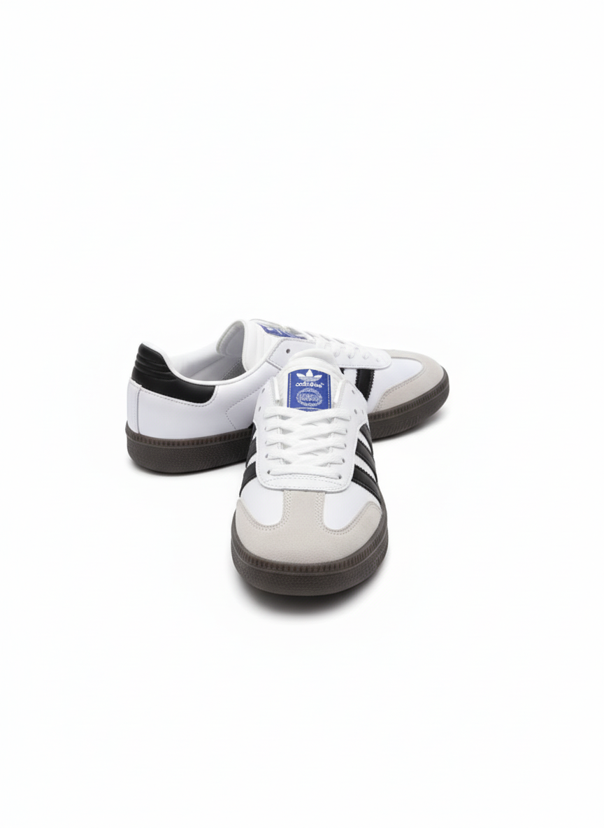 Adidas Samba Classic: Iconic White Black Sneakers for Heritage Style