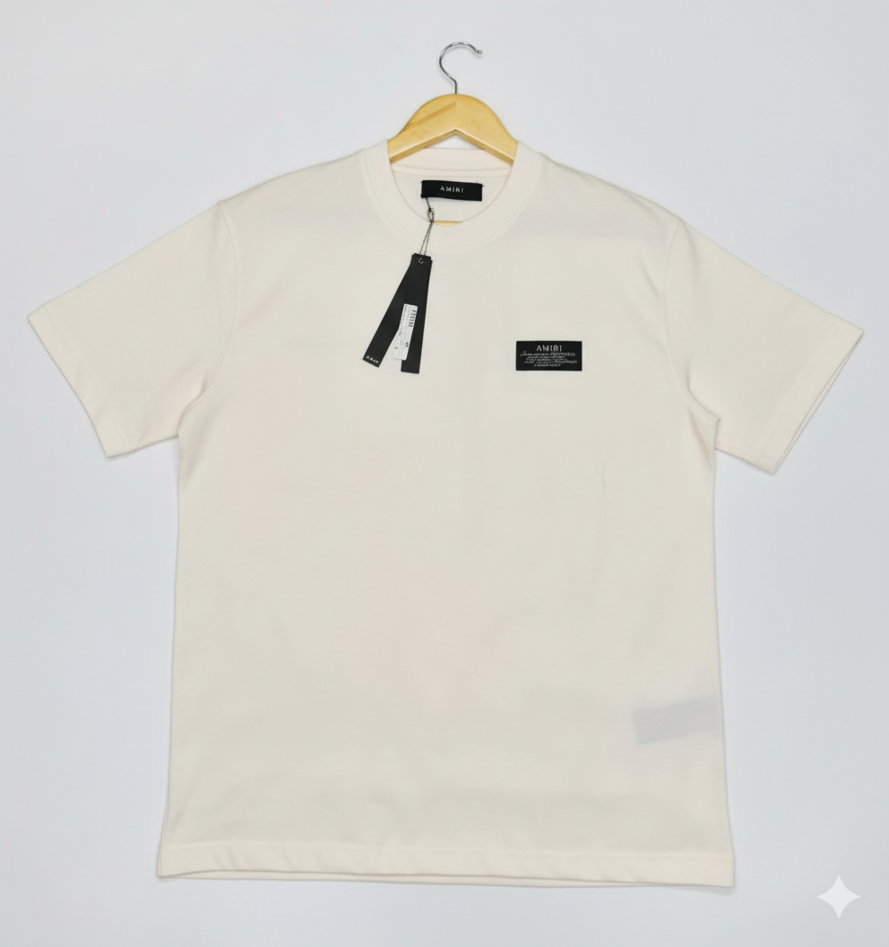 Amiri Men’s Black Classic T-Shirt Premium Designer Casual Wear Top