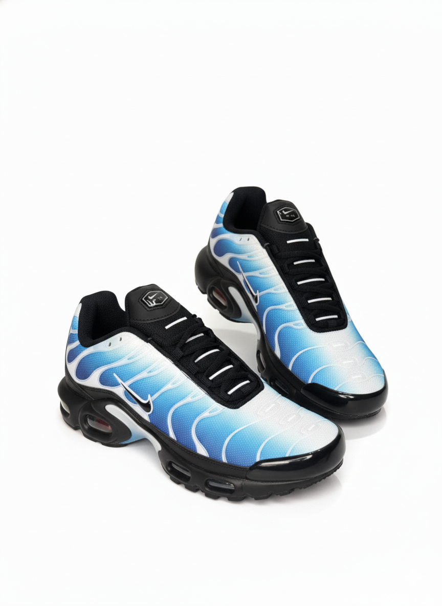 Nike Air Max Plus Blue Gradient: Tuned Air Sneakers for Bold Style