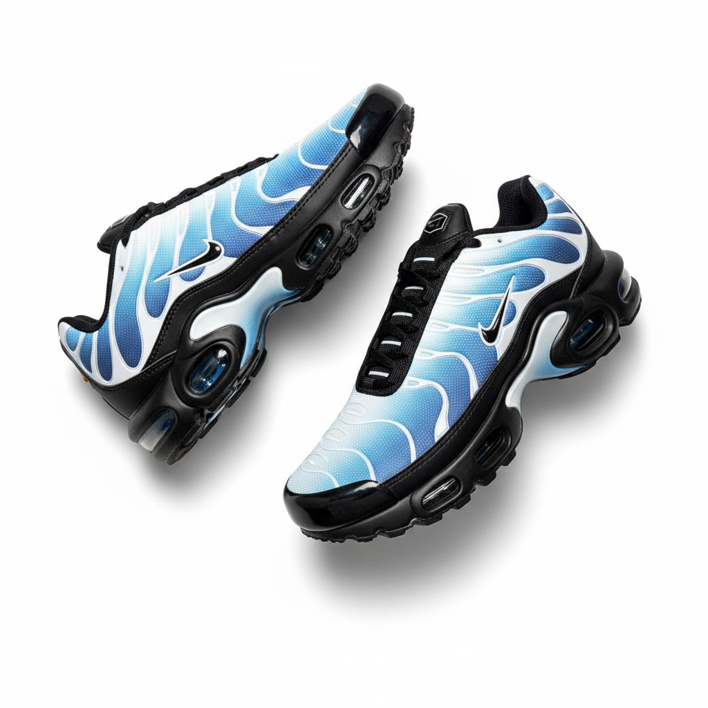 Nike Air Max Plus Blue Gradient: Tuned Air Sneakers for Bold Style
