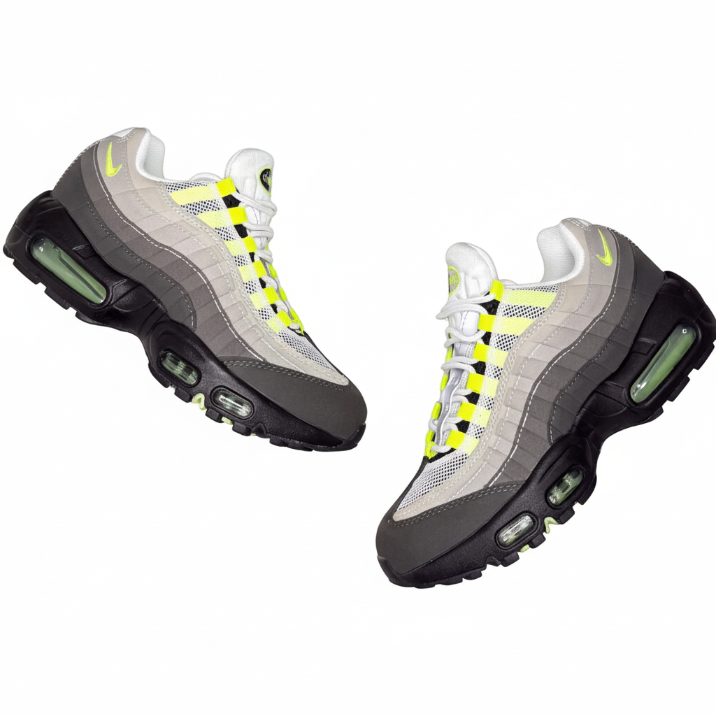 Nike Air Max 95 Neon: Iconic Grey Volt Sneakers