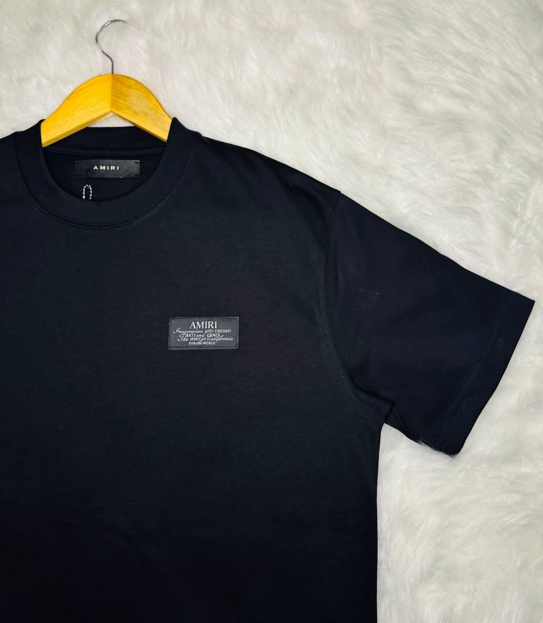 Amiri Men’s Black Classic T-Shirt Premium Designer Casual Wear Top