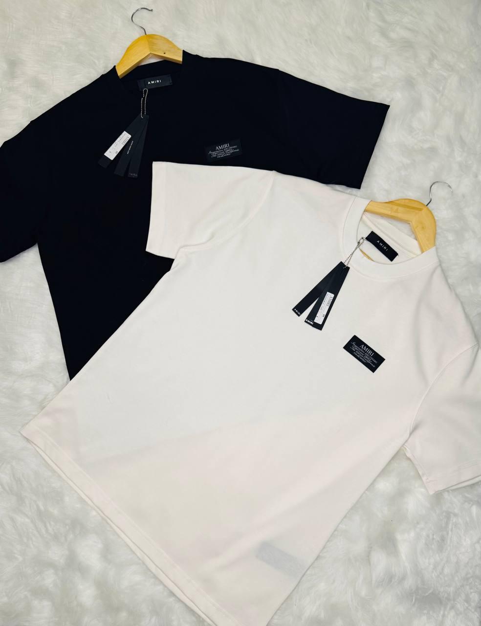 Amiri Men’s Black Classic T-Shirt Premium Designer Casual Wear Top