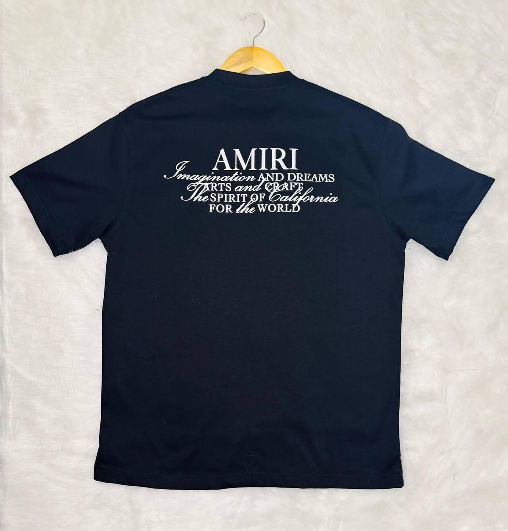 Amiri Men’s Black Classic T-Shirt Premium Designer Casual Wear Top