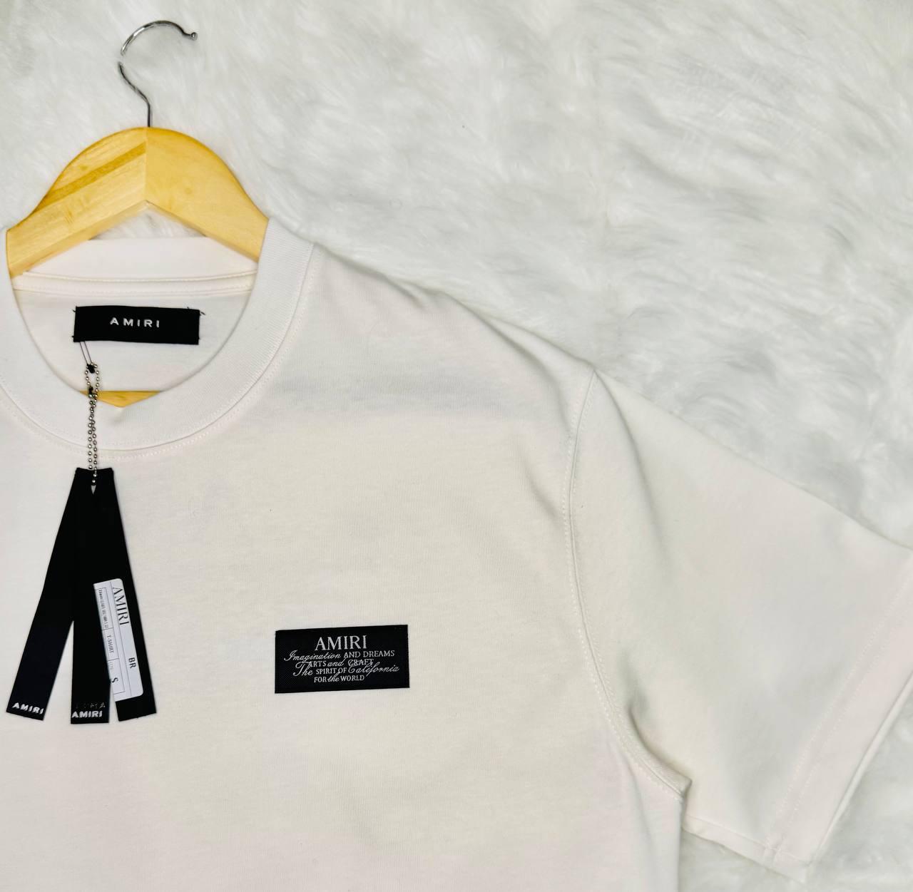 Amiri Men’s Black Classic T-Shirt Premium Designer Casual Wear Top