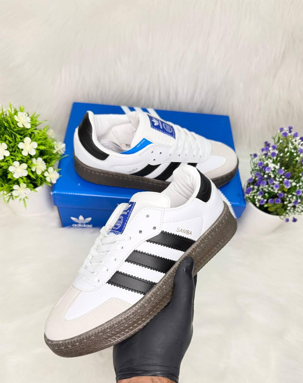 Adidas Samba Classic: Iconic White Black Sneakers for Heritage Style