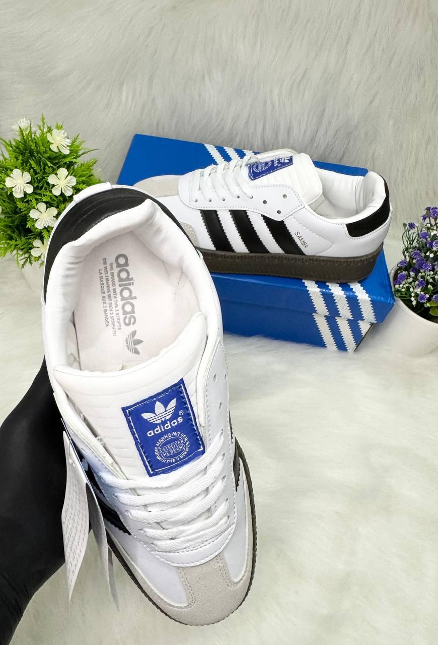 Adidas Samba Classic: Iconic White Black Sneakers for Heritage Style