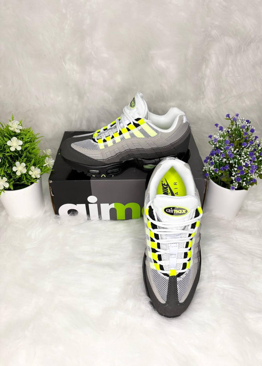 Nike Air Max 95 Neon: Iconic Grey Volt Sneakers