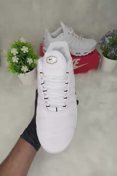 Nike Air Max Plus White: Classic Tuned Air Sneakers for Comfort and Style