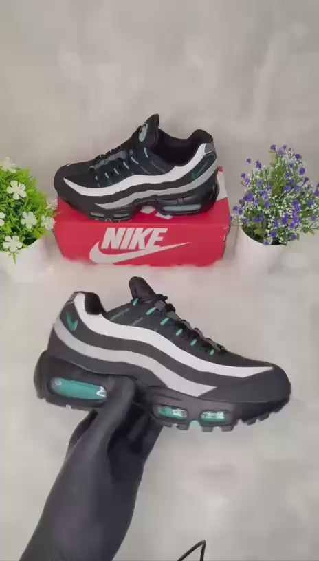 Nike Air Max 95 Black and Teal: Classic Retro Sneakers