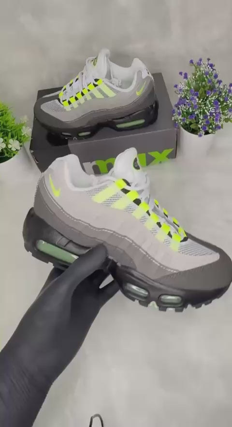 Nike Air Max 95 Neon: Iconic Grey Volt Sneakers